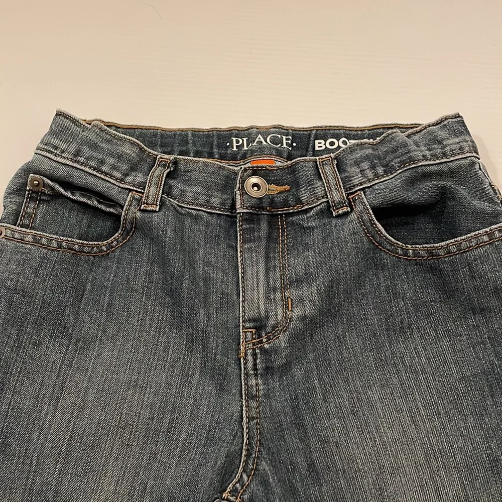 Place bootcut denim blue jeans, boys size 10